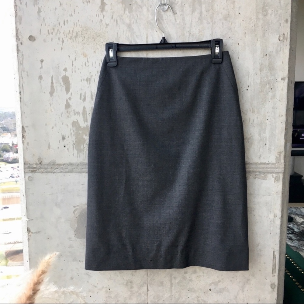 J. Crew Wool Blend Pencil Skirt in Gray 4